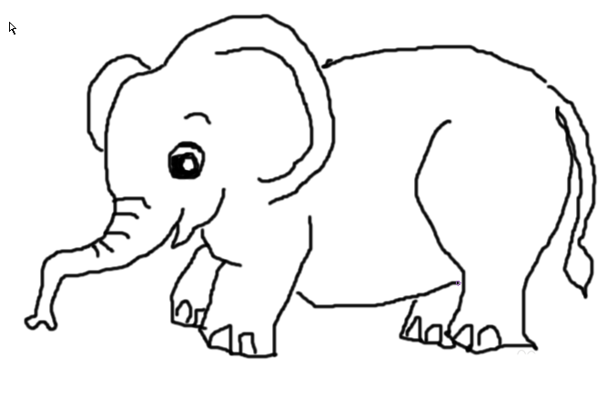 fireworks绘制大象图的详细操作