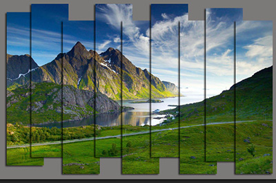 Photoshop制作立体分割图片效果的详细操作