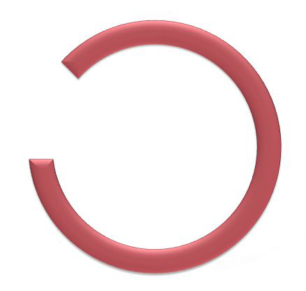 PowerPoint制作一个酷酷的叠加半环图形的详细操作