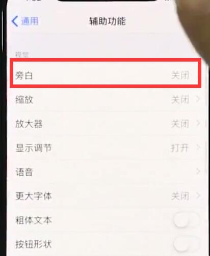 iphonexr中关闭旁白的简单步骤