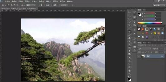 ps绘制水墨画效果的操作步骤