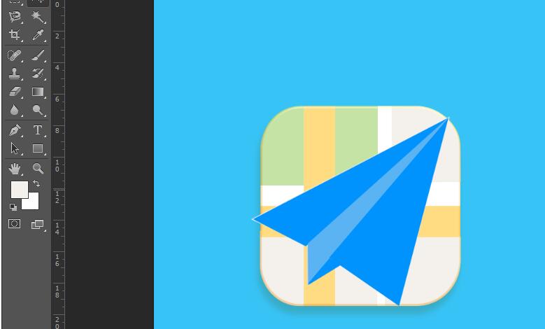 ps软件制作高德地图图标的具体操作