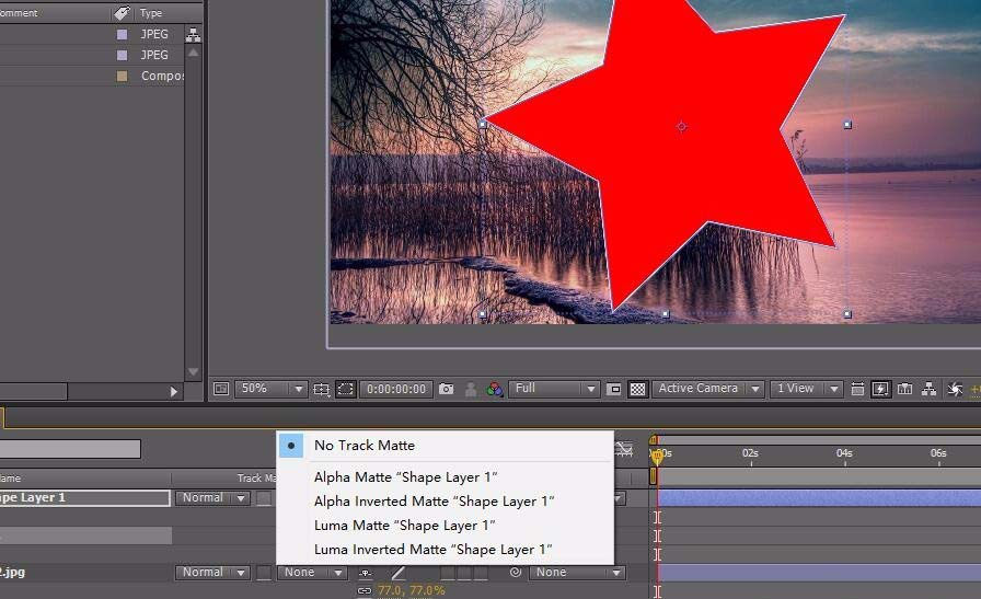 ae制作图形遮罩或文字遮罩的详细操作步骤