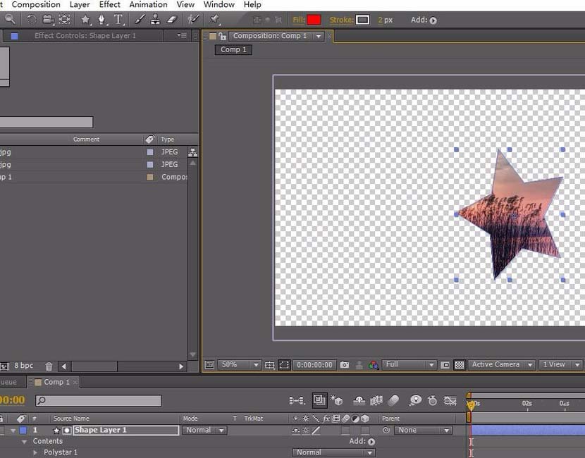ae制作图形遮罩或文字遮罩的详细操作步骤