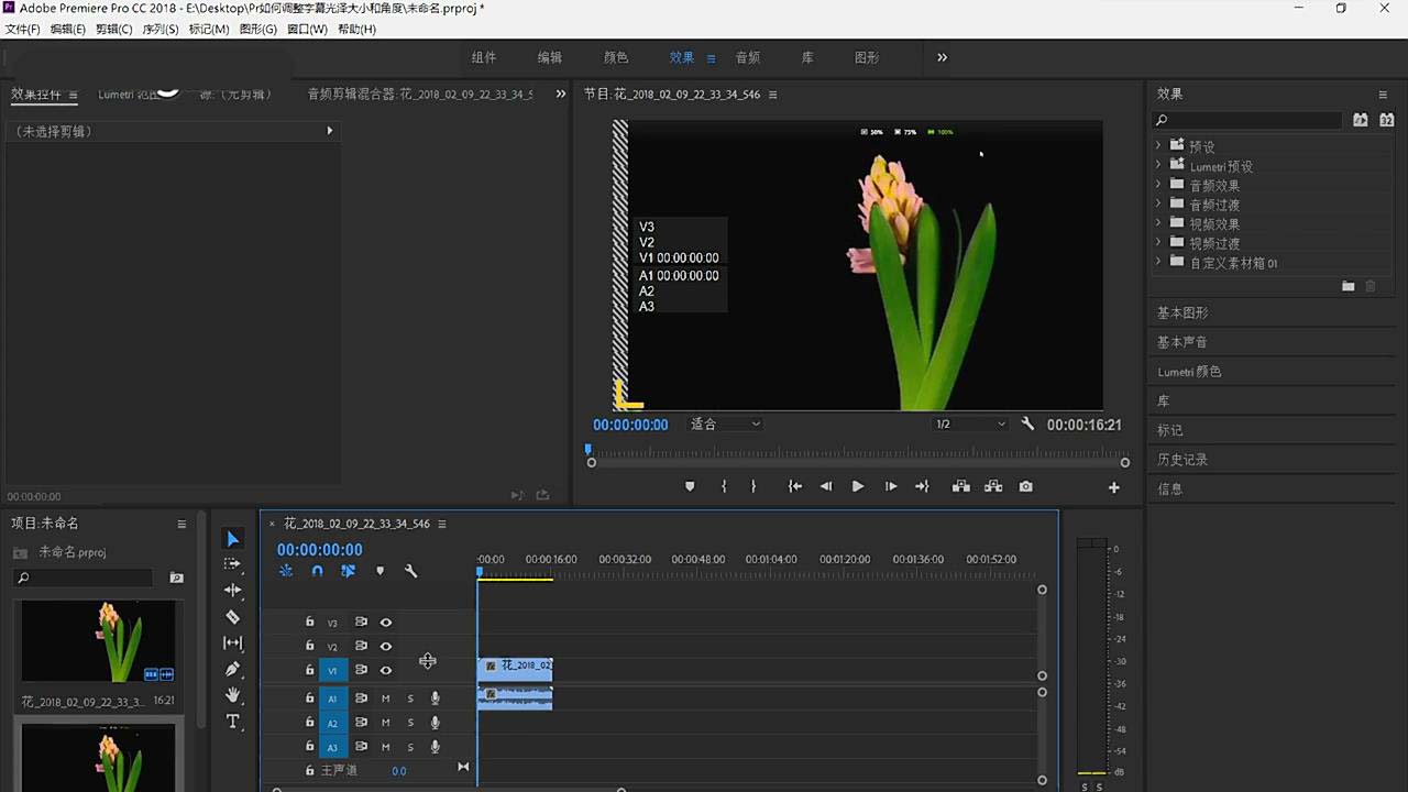 Premiere给字幕添加纹理图的具体操作