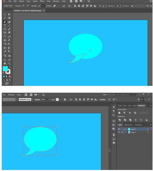 ai制作一个聊天群旗帜的图文操作