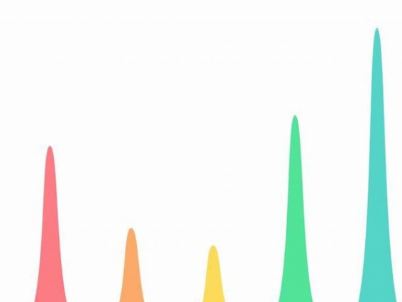 PPT绘制山峰柱状图表的详细教程