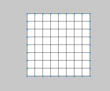 Fireworks绘制五子棋黑白棋盘的具体操作