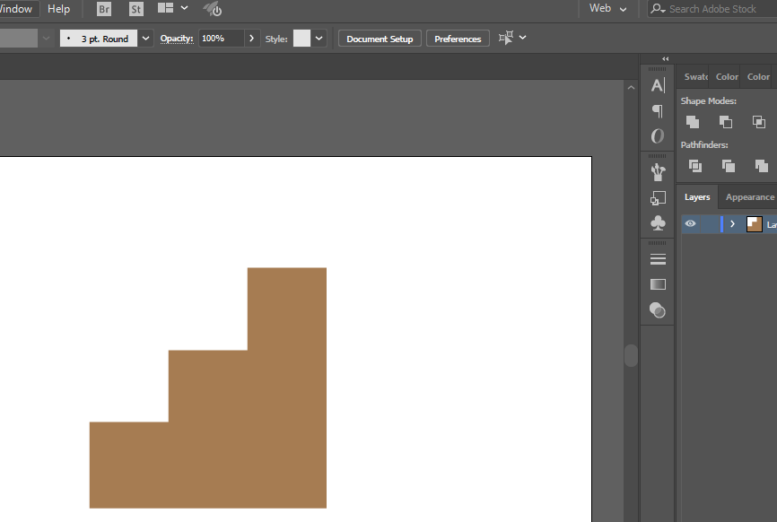 ai设计楼梯图标的操作流程
