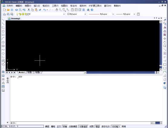 CAD调出工具栏的操作流程