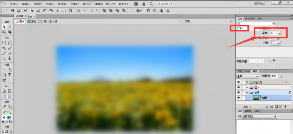 利用fireworks快速调整图片大小的详细操作步骤