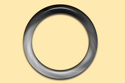 Photoshop制作翡翠玉镯的详细操作步骤