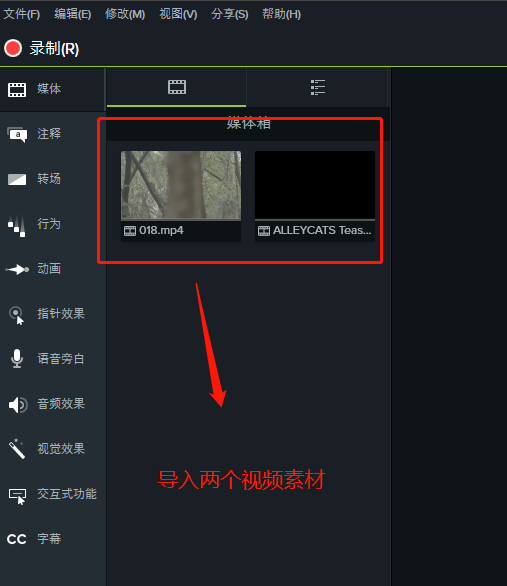Camtasia 9制作视频画中画效果的具体操作