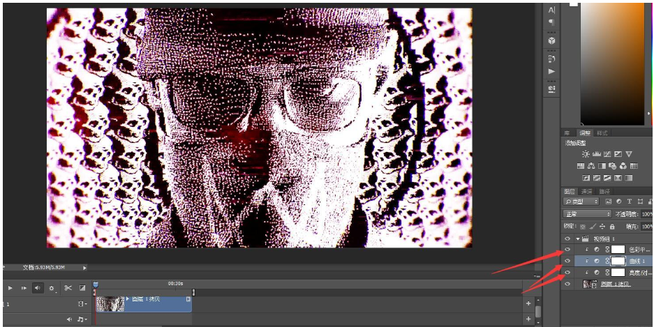 PS处理剪辑视频的操作教程