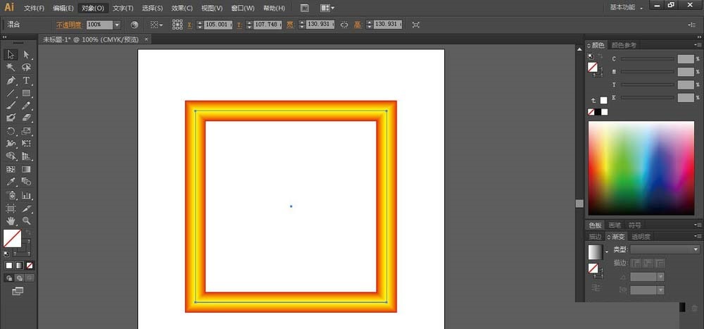 AI给图片添加相框的具体操作方法