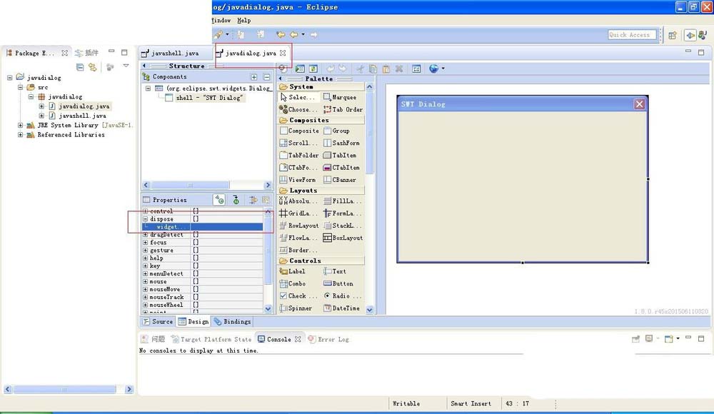 eclipse创建Dialog窗口的操作技巧