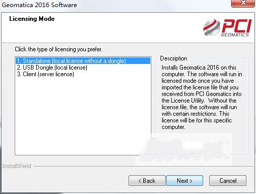 Geomatica 2016进行安装的操作流程