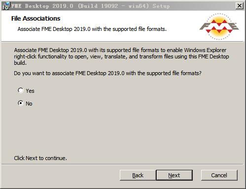 FME Desktop 2019进行安装的操作方法