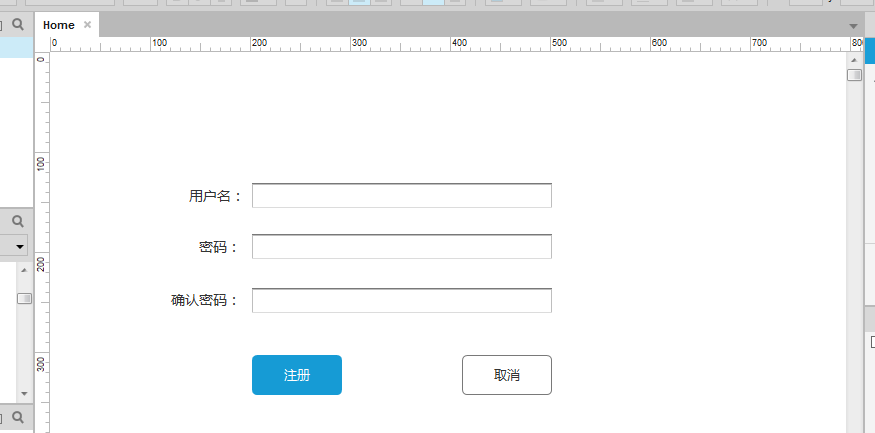 Axure RP 8创建注册页面原型的详细操作使用
