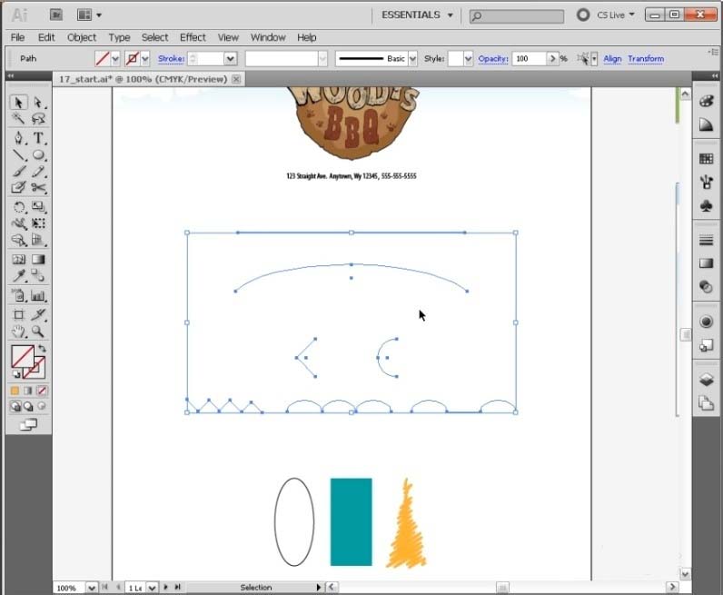 ai调整锚点的操作步骤