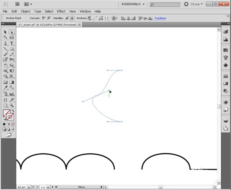ai调整锚点的操作步骤