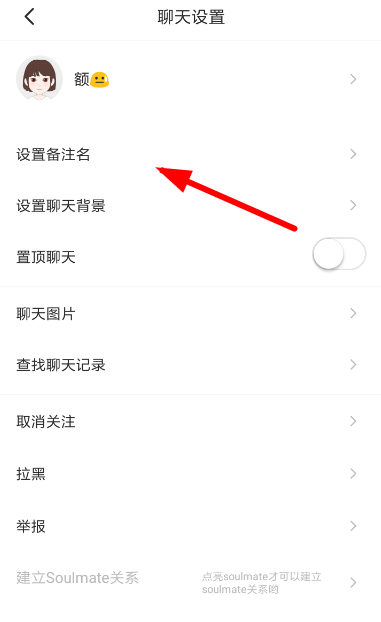 soul设置备注名的基础操作