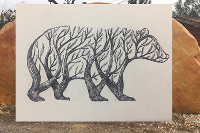 Photoshop在石头上刻画的详细操作教程