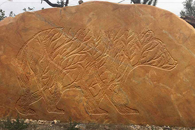 Photoshop在石头上刻画的详细操作教程