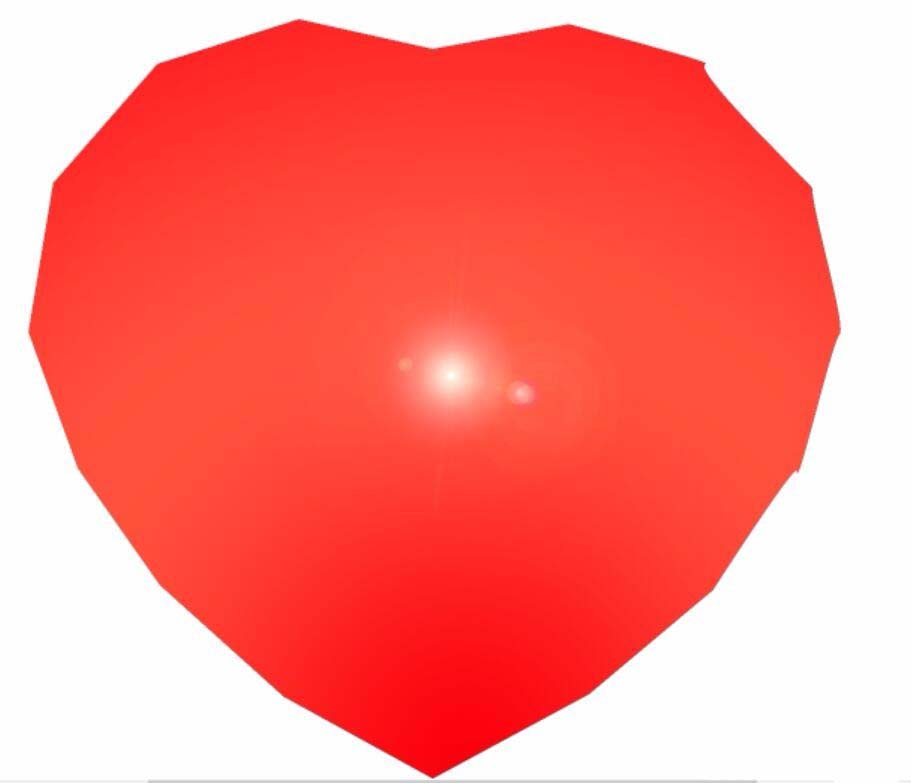 PS绘制一把红色心形伞的详细操作步骤