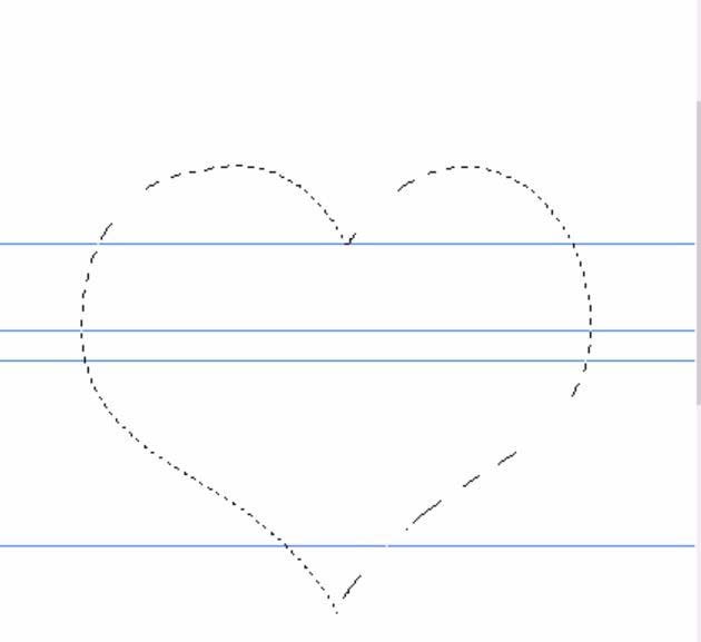 PS绘制一个心形表情图像的图文操作步骤