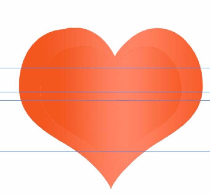 PS绘制一个心形表情图像的图文操作步骤