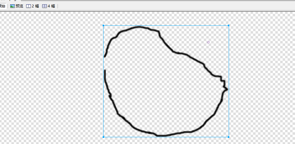 fireworks绘制一只简笔画小鸡的操作方法