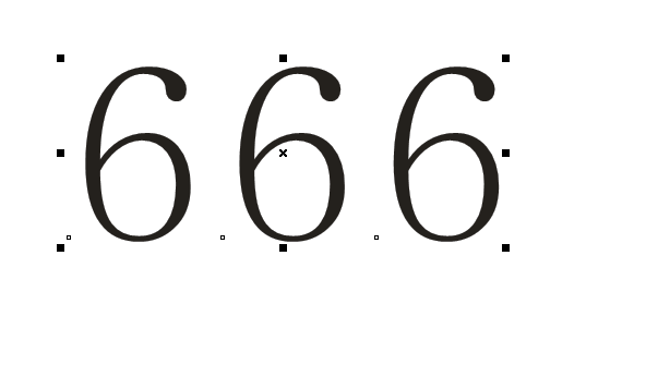 cdr制作倾斜字体的详细操作教程