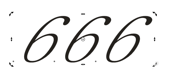 cdr制作倾斜字体的详细操作教程