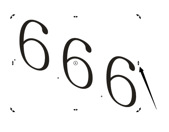 cdr制作倾斜字体的详细操作教程