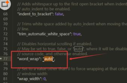 Sublime Text设置文本自动换行的操作流程
