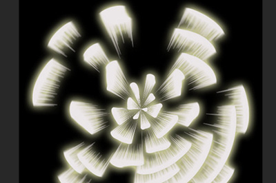 Photoshop制作礼花效果的相关操作方法