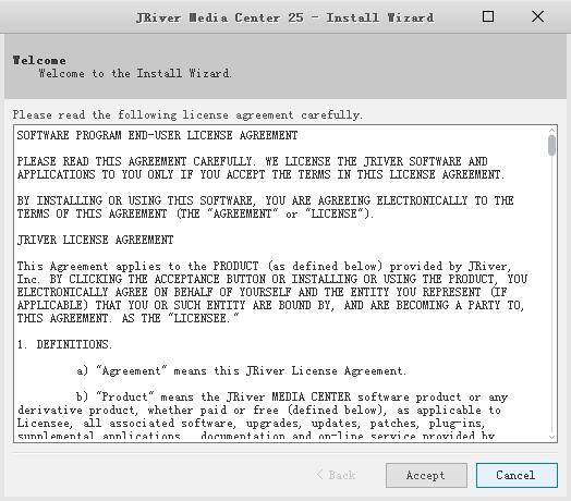 jriver media center安装的操作步骤