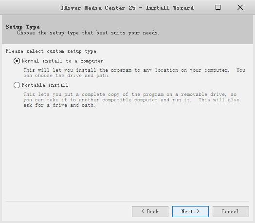 jriver media center安装的操作步骤