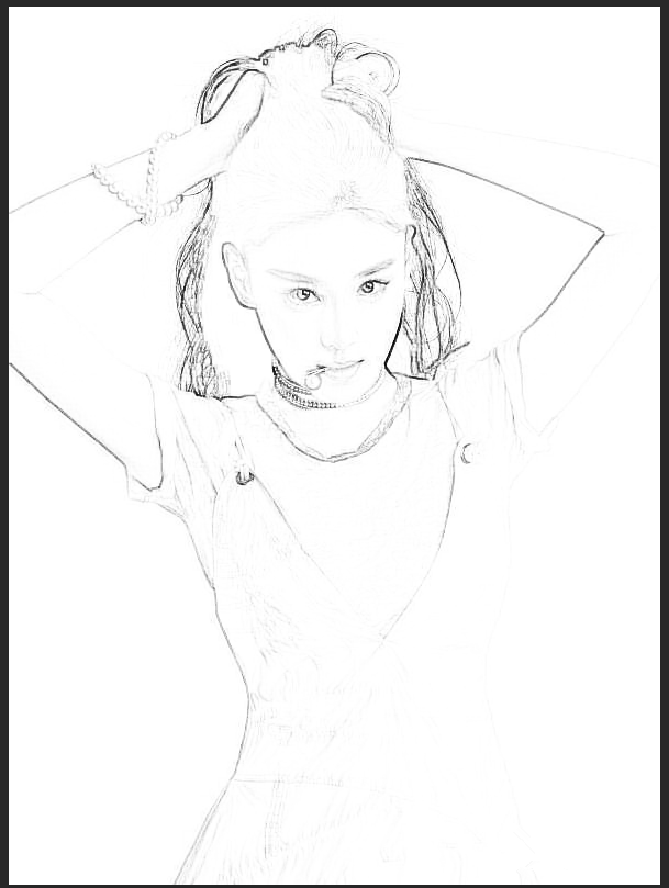 Photoshop提取图片线稿的详细操作教程