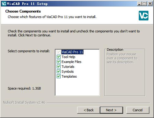 ViaCAD进行安装的相关操作步骤