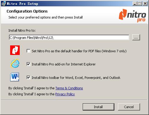 Nitro Pro 12进行安装的具体操作流程