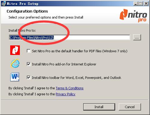 Nitro Pro 12进行安装的具体操作流程