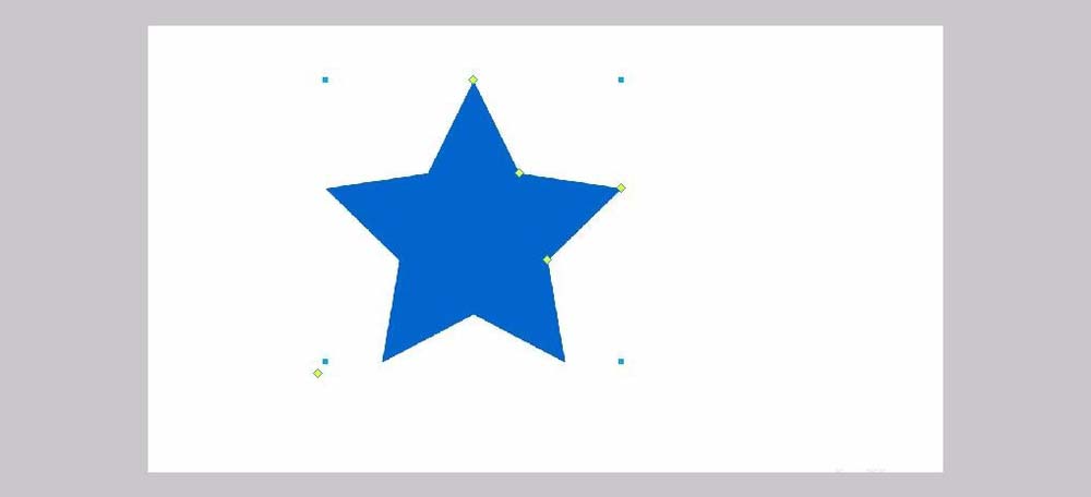 fireworks绘制星形的操作方法