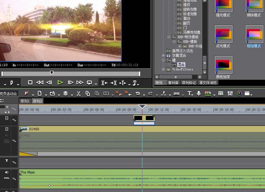 edius导入音乐以及视频配合的使用方法