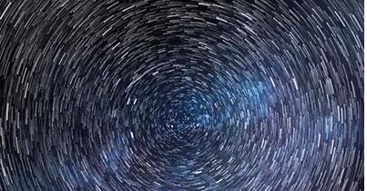 PS制作星空效果的操作教程