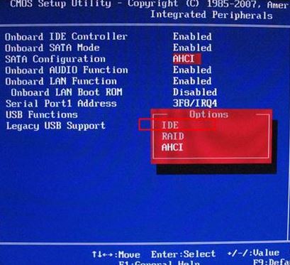 bios设置硬盘模式的具体操作步骤
