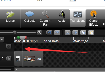 Camtasia studio为视频添加转场效果的操作教程