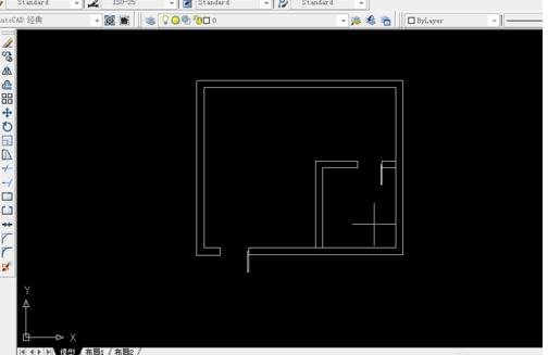 AutoCAD绘画平面图门的相关操作教程