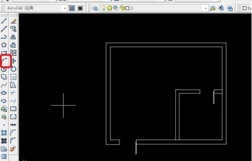 AutoCAD绘画平面图门的相关操作教程